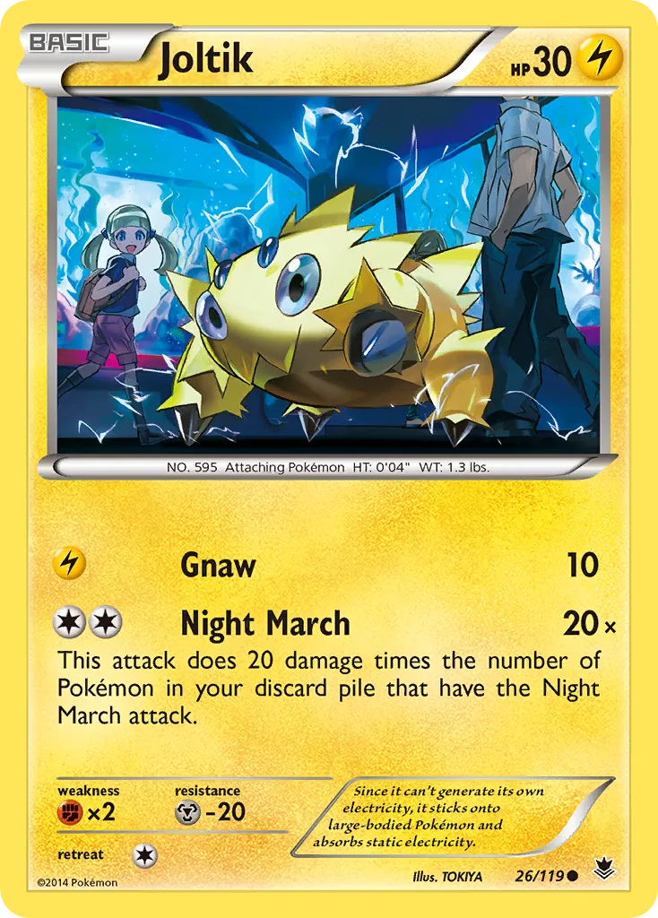 Joltik #26, Phantom Forces Reverse Foil