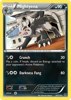 Mightyena #54, Standard