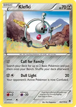 Klefki #66, Crosshatch-2014 1st Place Pokemon League