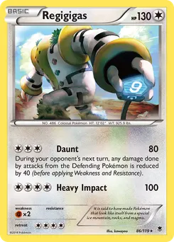 Regigigas #86, Reverse Foil