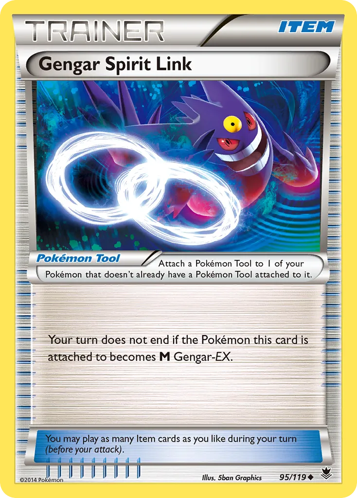 Gengar Spirit Link #95, Phantom Forces Reverse Foil