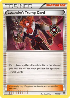 Lysandre's Trump Card #99, Reverse Foil