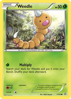Weedle #1, Reverse Foil