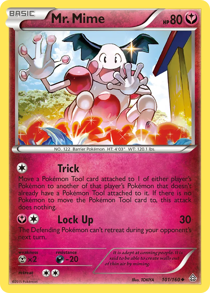 Mr. Mime #101, Primal Clash Reverse Foil