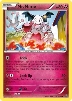 Mr. Mime #101, Reverse Foil