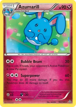 Azumarill #103, Reverse Foil