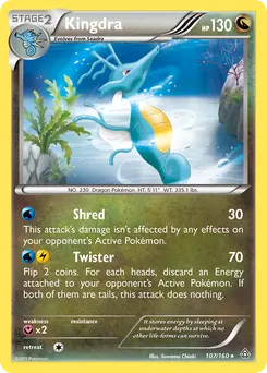Kingdra #107, Primal Clash