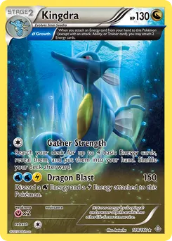 Kingdra #108, Reverse Foil