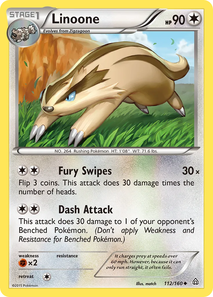 Linoone #112, Primal Clash