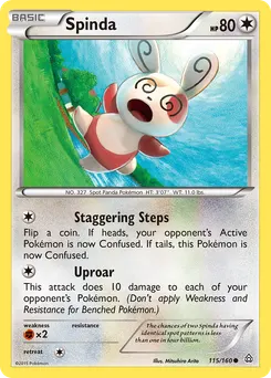Spinda #115, Primal Clash
