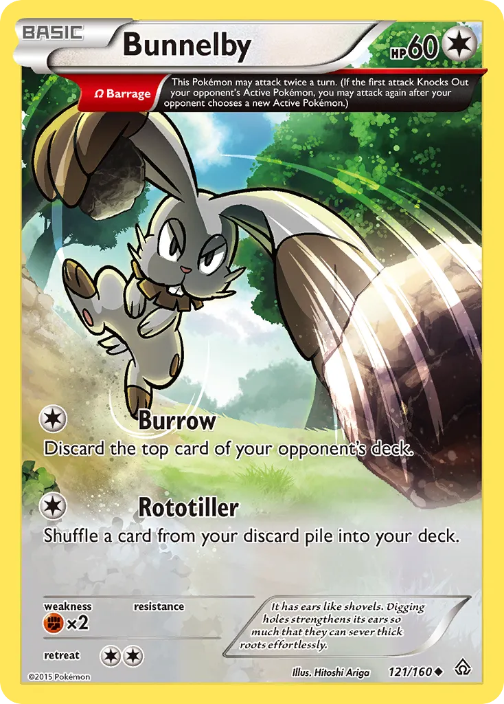 Bunnelby #121, Primal Clash