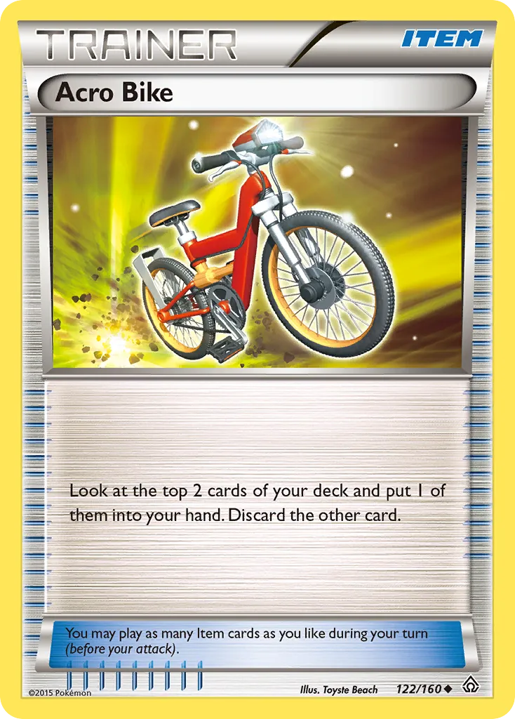 Acro Bike #122, Primal Clash Reverse Foil