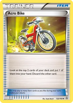 Acro Bike #122, Reverse Foil