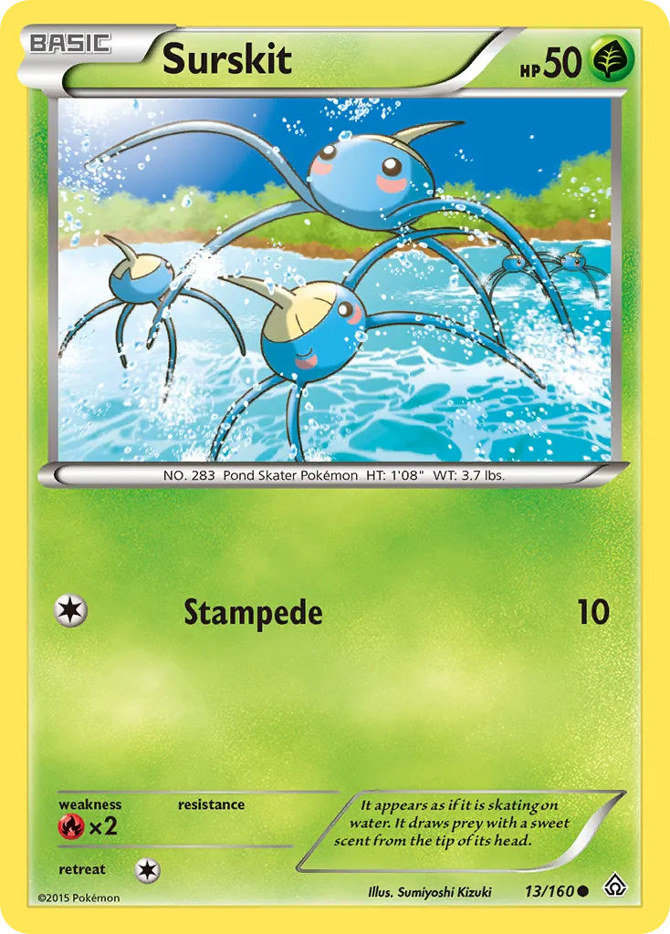Surskit #13, Primal Clash Reverse Foil