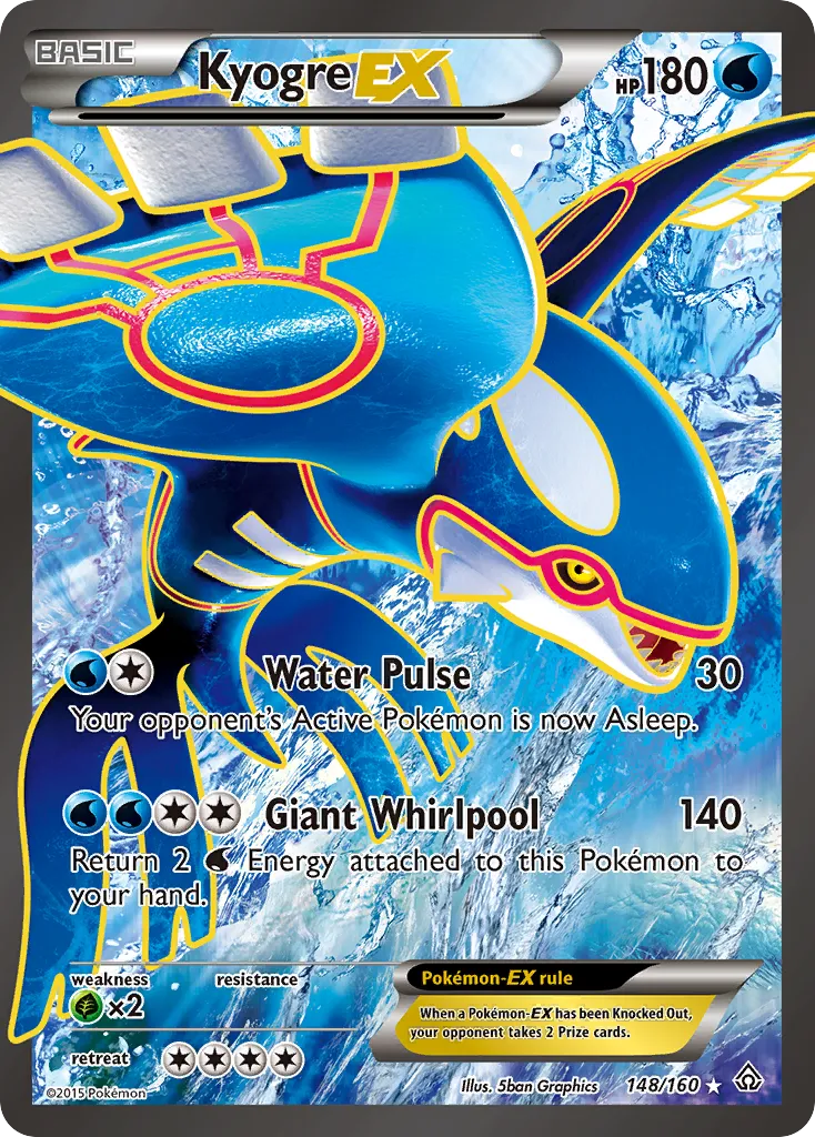 Kyogre-EX #148, Primal Clash