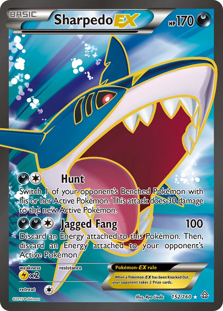 Sharpedo-EX #152, Primal Clash