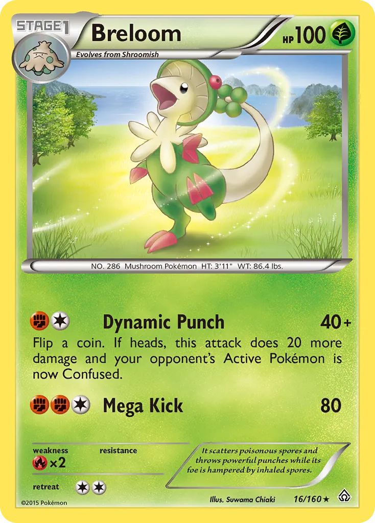 Breloom #16, Primal Clash