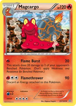 Magcargo #23, Reverse Foil
