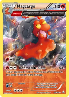 Magcargo #24, Reverse Foil