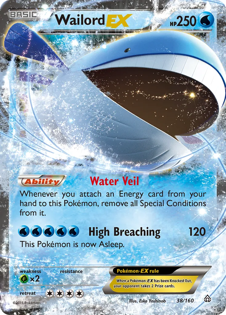 Wailord-EX #38, Primal Clash