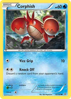 Corphish #42, Reverse Foil