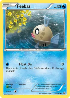 Feebas #43, Reverse Foil