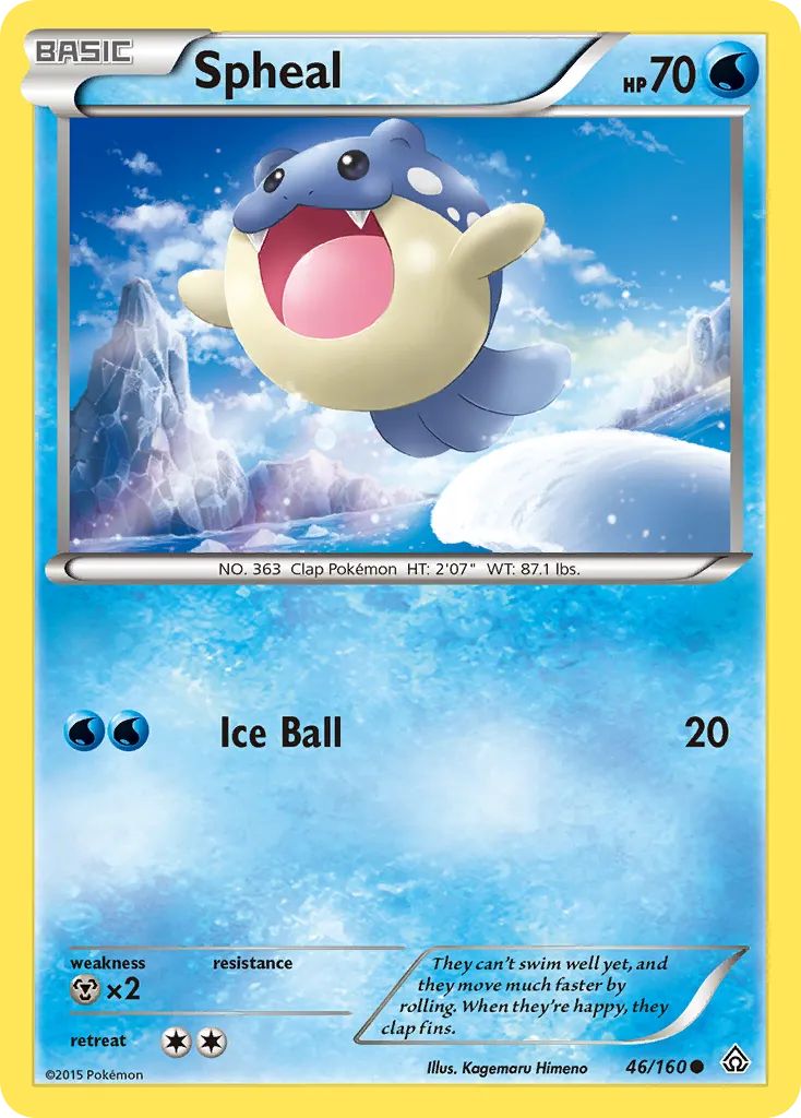 Spheal #46, Primal Clash Reverse Foil