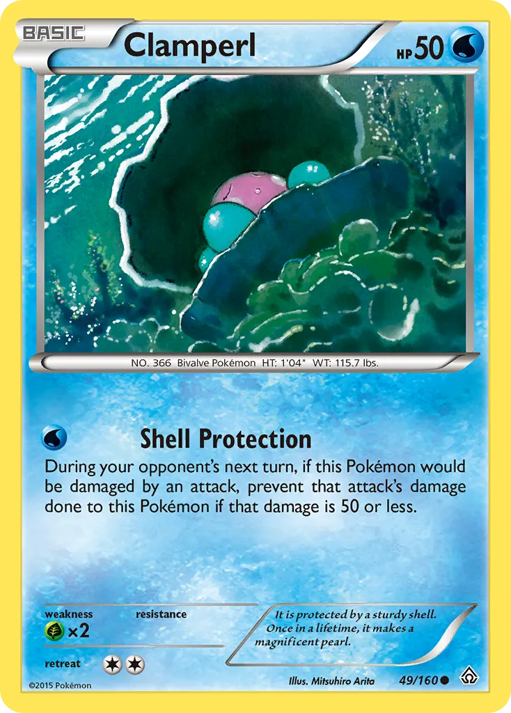 Clamperl #49, Primal Clash Reverse Foil