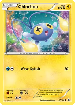 Chinchou #57, Reverse Foil