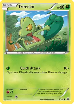 Treecko #6, Reverse Foil