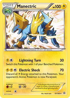 Manectric #61, Reverse Foil