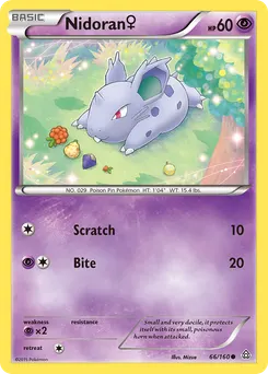 Nidoran ♀ #66, Reverse Foil
