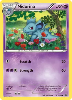 Nidorina #67, Reverse Foil