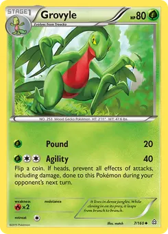 Grovyle #7, Reverse Foil