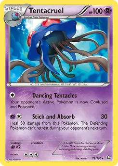 Tentacruel #72, Reverse Foil