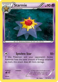 Starmie #73, Reverse Foil