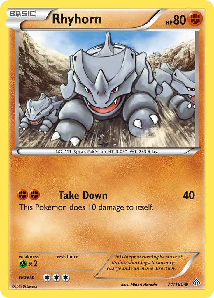 Rhyhorn #74, Primal Clash