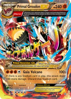 Primal Groudon-EX #86, Standard