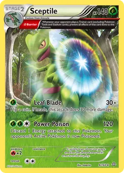 Sceptile #9, Reverse Foil