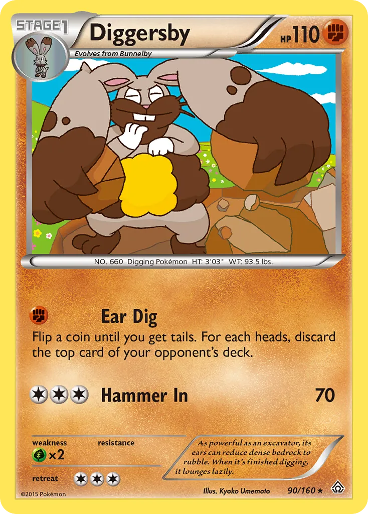 Diggersby #90, Primal Clash Reverse Foil
