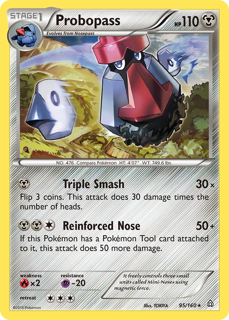 Probopass #95, Primal Clash Reverse Foil