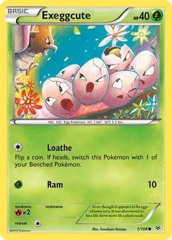Exeggcute #1, Reverse Foil