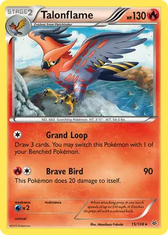 Talonflame #15, Reverse Foil