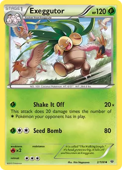 Exeggutor #2, Reverse Foil