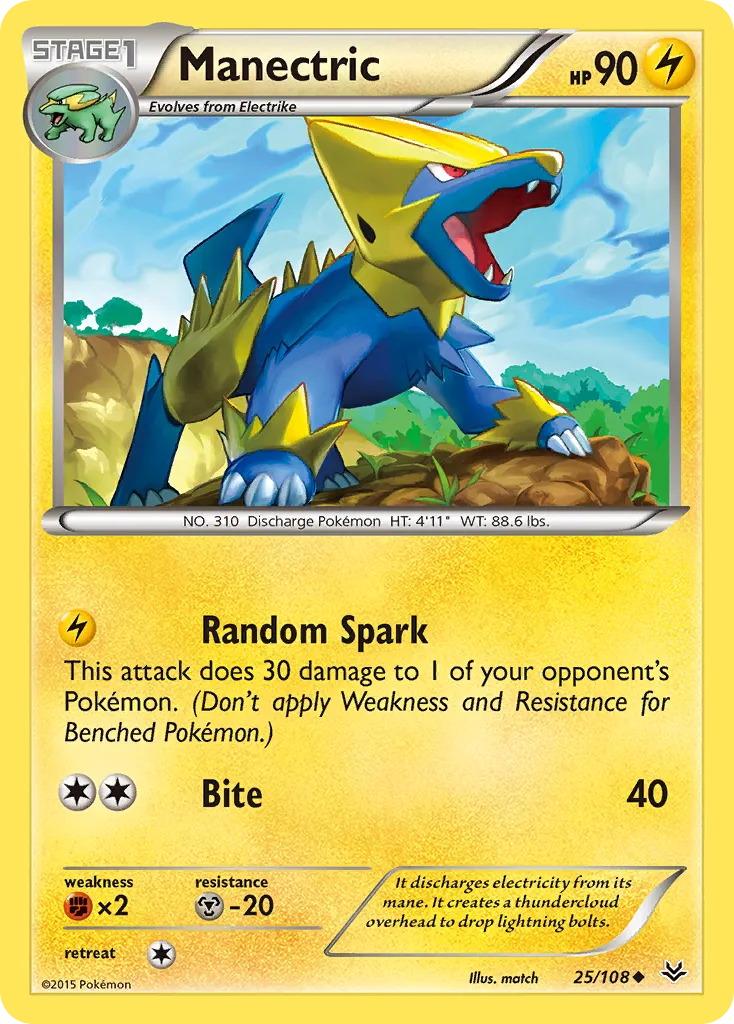 Manectric #25, Roaring Skies