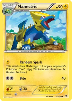 Manectric #25, Standard
