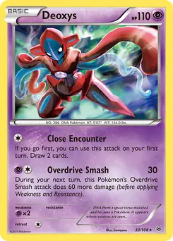 Deoxys #33, Reverse Foil