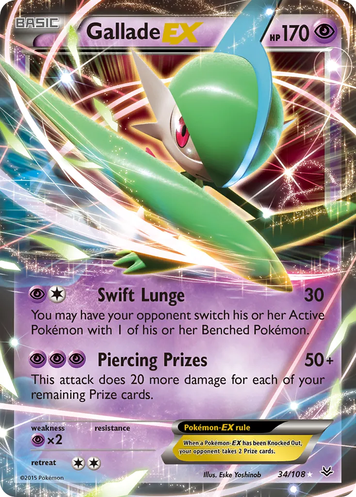 Gallade-EX #34, Roaring Skies