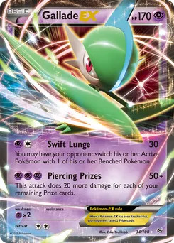 Gallade-EX #34, Standard