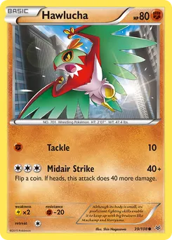 Hawlucha #39, Roaring Skies